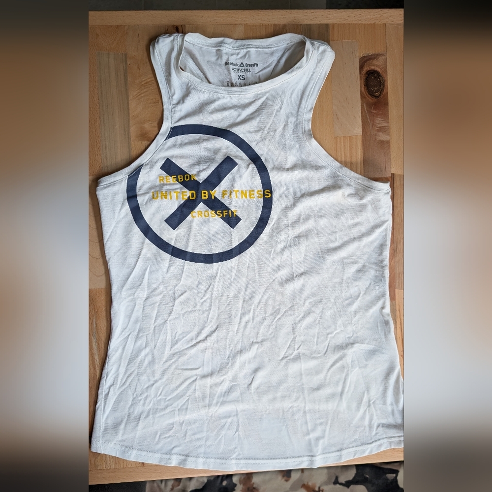 Reebok Crossfit white tank XS
